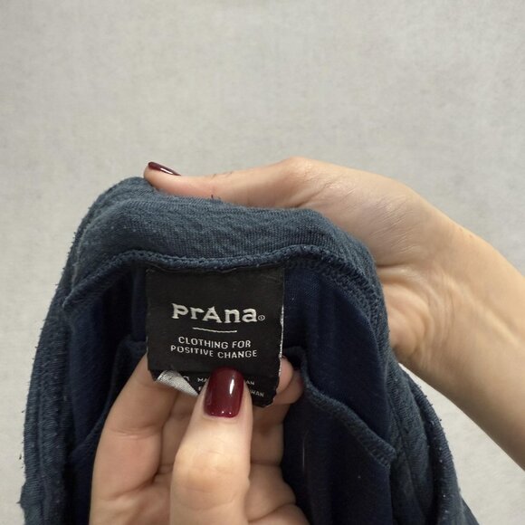 prAna Jogger Pants Womens XS Blue Recycled Polyester Zip Pockets Soft 1963871 - Picture 7 of 11